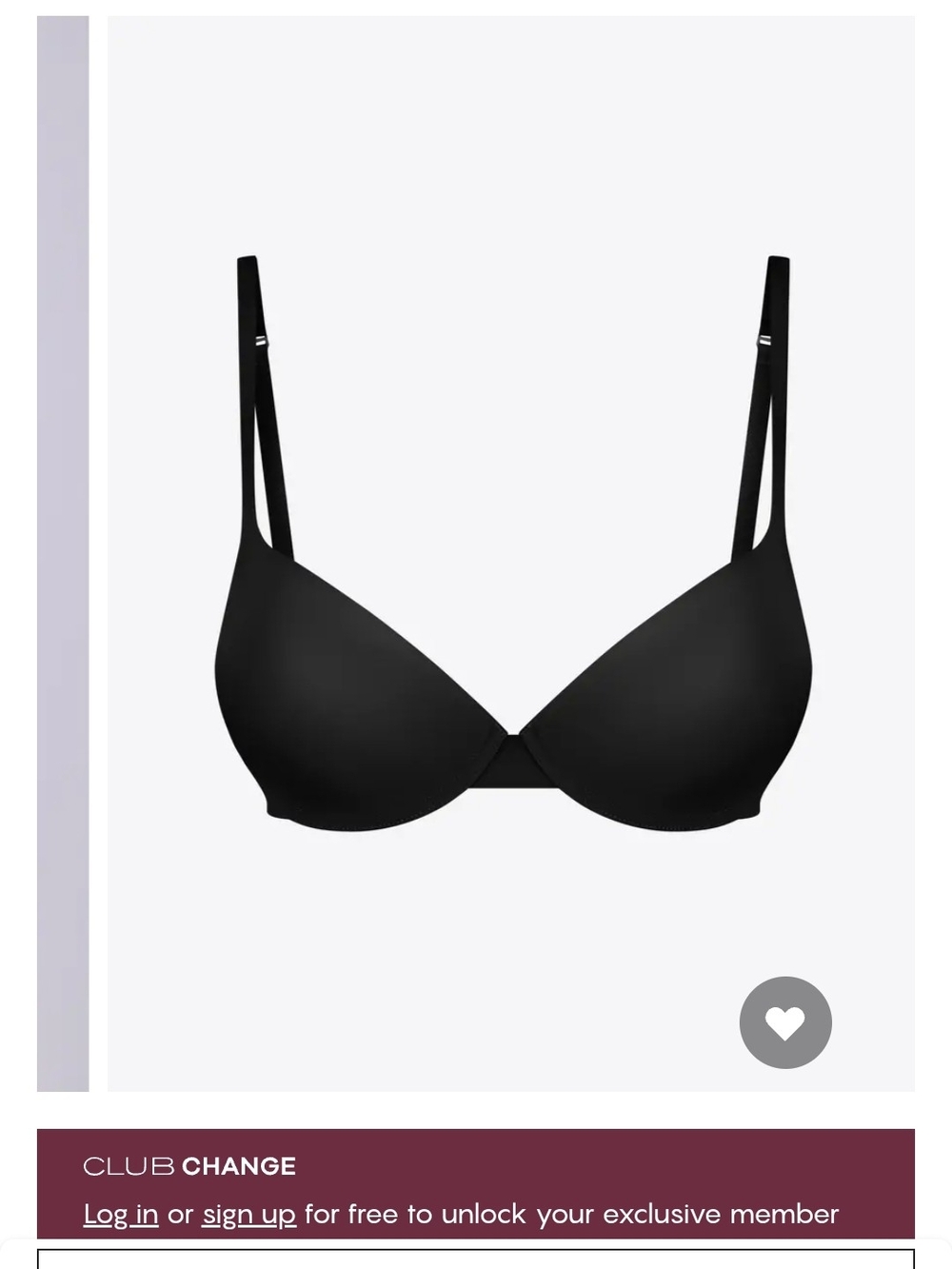 Change Lingerie My Seamless Push Up Bra